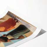 Extra large wall art featuring line art flowers in black on white canvas, ideal for large living room decor.