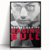 Raging Bull Movie Poster - Iconic Boxing Film Art Print featuring Robert De Niro