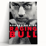 Raging Bull Movie Poster - Iconic Boxing Film Art Print featuring Robert De Niro