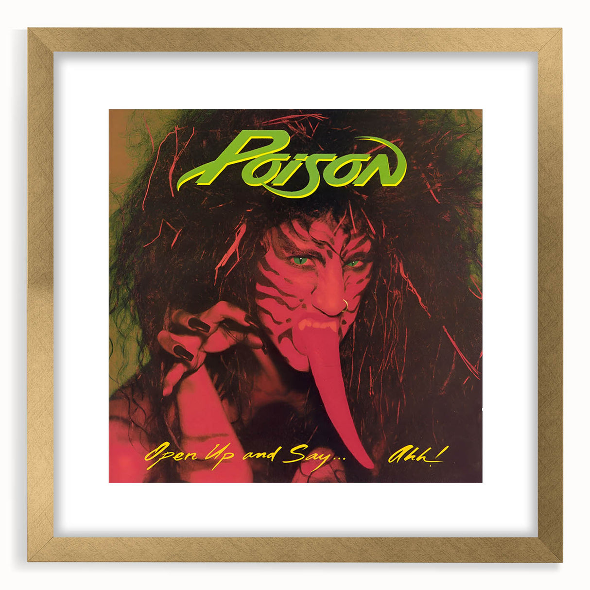 Retro Wall Art - Poison Open Up and Say Ahh Vintage Prints