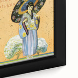 Vintage Japan Travel Poster | Warm Welcome Art Print of Geisha