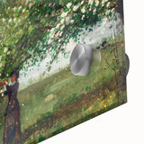 Charming Realism Art Print | Girl Picking Apple Blossoms by Winslow Homer
