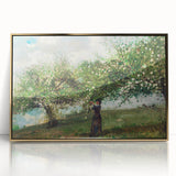 Charming Realism Art Print | Girl Picking Apple Blossoms by Winslow Homer