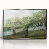 Charming Realism Art Print | Girl Picking Apple Blossoms by Winslow Homer