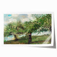 Charming Realism Art Print | Girl Picking Apple Blossoms by Winslow Homer
