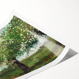 Charming Realism Art Print | Girl Picking Apple Blossoms by Winslow Homer