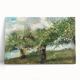 Charming Realism Art Print | Girl Picking Apple Blossoms by Winslow Homer