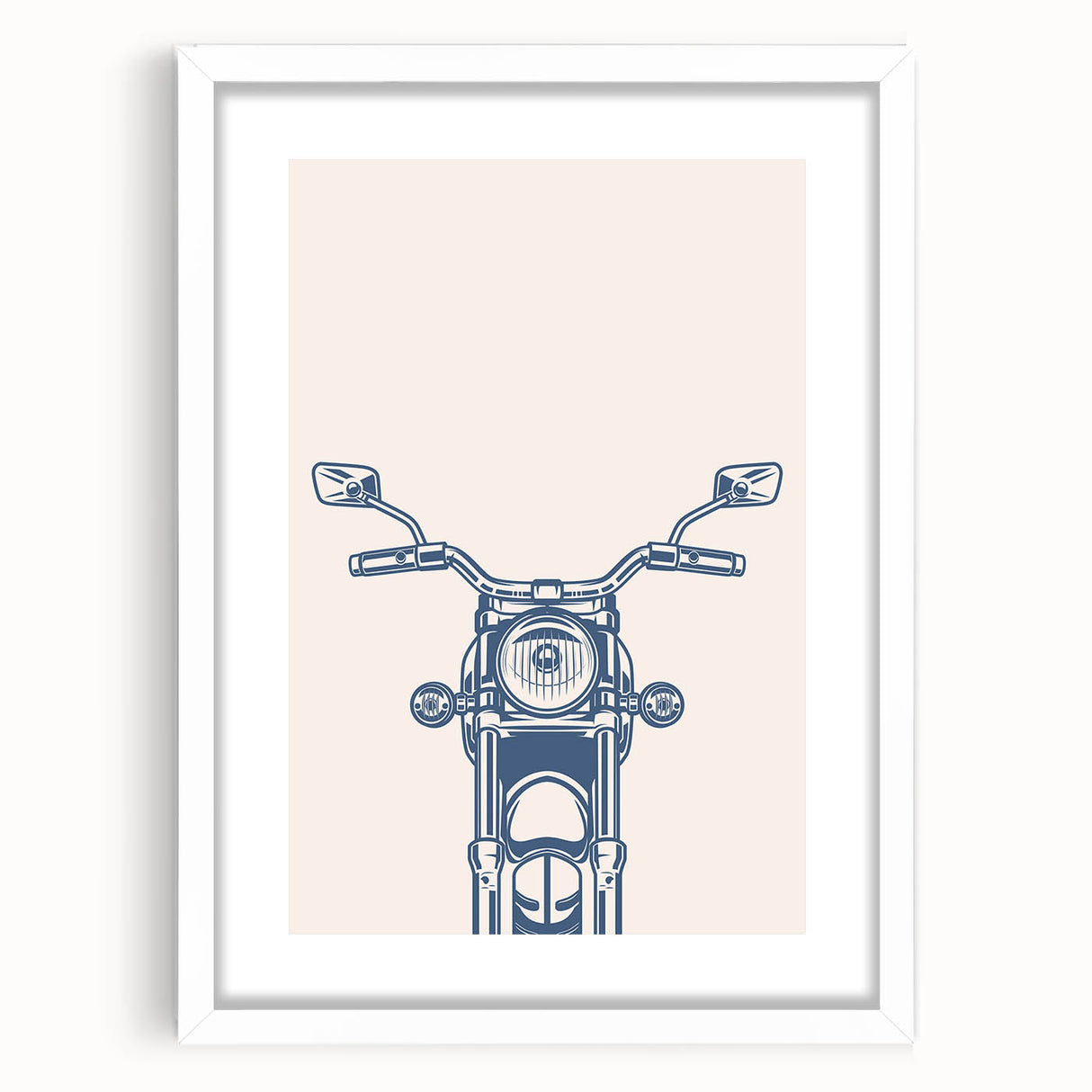 Motorcycle Handlebar Wall Art - Boys Room Wall Art Kids Wall Art Prints