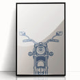 Motorcycle Handlebar Wall Art - Boys Room Wall Art Kids Wall Art Prints