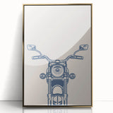 Motorcycle Handlebar Wall Art - Boys Room Wall Art Kids Wall Art Prints