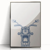 Motorcycle Handlebar Wall Art - Boys Room Wall Art Kids Wall Art Prints