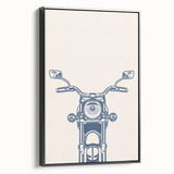 Motorcycle Handlebar Wall Art - Boys Room Wall Art Kids Wall Art Prints