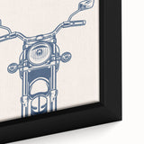 Motorcycle Handlebar Wall Art - Boys Room Wall Art Kids Wall Art Prints