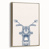 Motorcycle Handlebar Wall Art - Boys Room Wall Art Kids Wall Art Prints