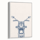 Motorcycle Handlebar Wall Art - Boys Room Wall Art Kids Wall Art Prints