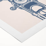 Motorcycle Handlebar Wall Art - Boys Room Wall Art Kids Wall Art Prints