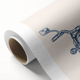 Motorcycle Handlebar Wall Art - Boys Room Wall Art Kids Wall Art Prints