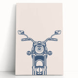 Motorcycle Handlebar Wall Art - Boys Room Wall Art Kids Wall Art Prints