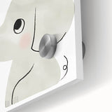 Minimalist Elephant Nursery Wall Art - Baby Room Decor