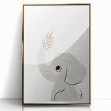 Minimalist Elephant Nursery Wall Art - Baby Room Decor