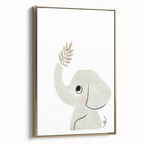 Minimalist Elephant Nursery Wall Art - Baby Room Decor