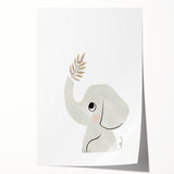 Minimalist Elephant Nursery Wall Art - Baby Room Decor
