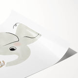 Minimalist Elephant Nursery Wall Art - Baby Room Decor