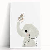 Minimalist Elephant Nursery Wall Art - Baby Room Decor