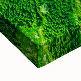 Large art depicting a black and white landscape painting on stretched canvas, ideal for bedroom wall decor.