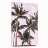 Large abstract wall art in vibrant yellow and orange tones on acrylic glass, ideal for dining room decor.