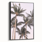 Black and white vintage poster art of a summer landscape on framed canvas, ideal for bedroom decor.