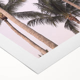 Art deco poster featuring a summer scene with vibrant colors on rolled canvas, suitable for dining room decor.