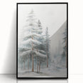 Large abstract wall art featuring geometric shapes in muted gray tones on a framed acrylic.
