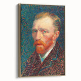 Impressionism Wall Art - Vibrant Self-Portrait (1887) by Vincent van Gogh