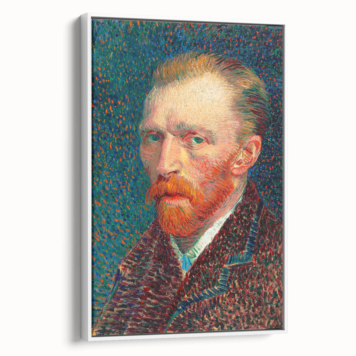 Impressionism Wall Art - Vibrant Self-Portrait (1887) by Vincent van Gogh
