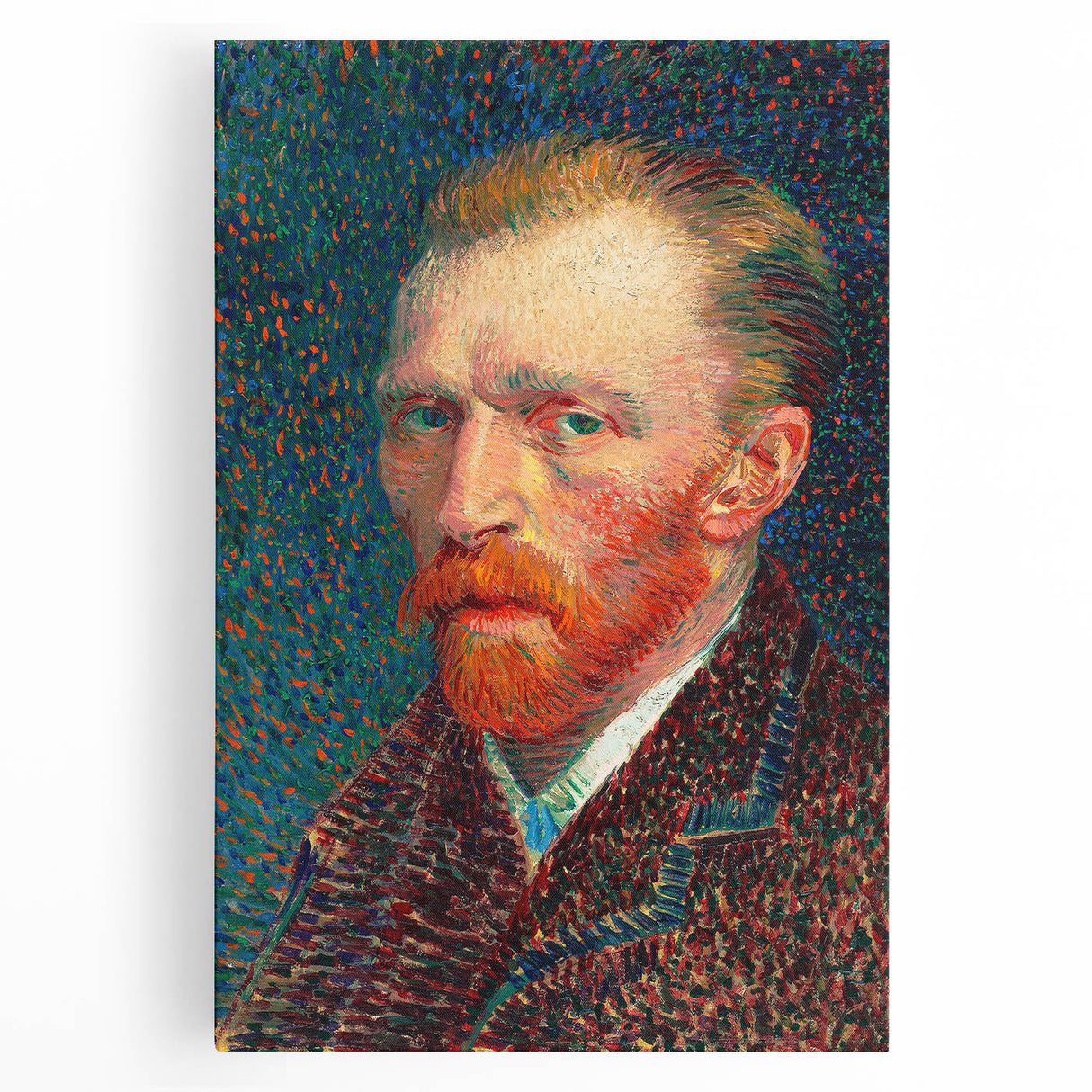Impressionism Wall Art - Vibrant Self-Portrait (1887) by Vincent van Gogh