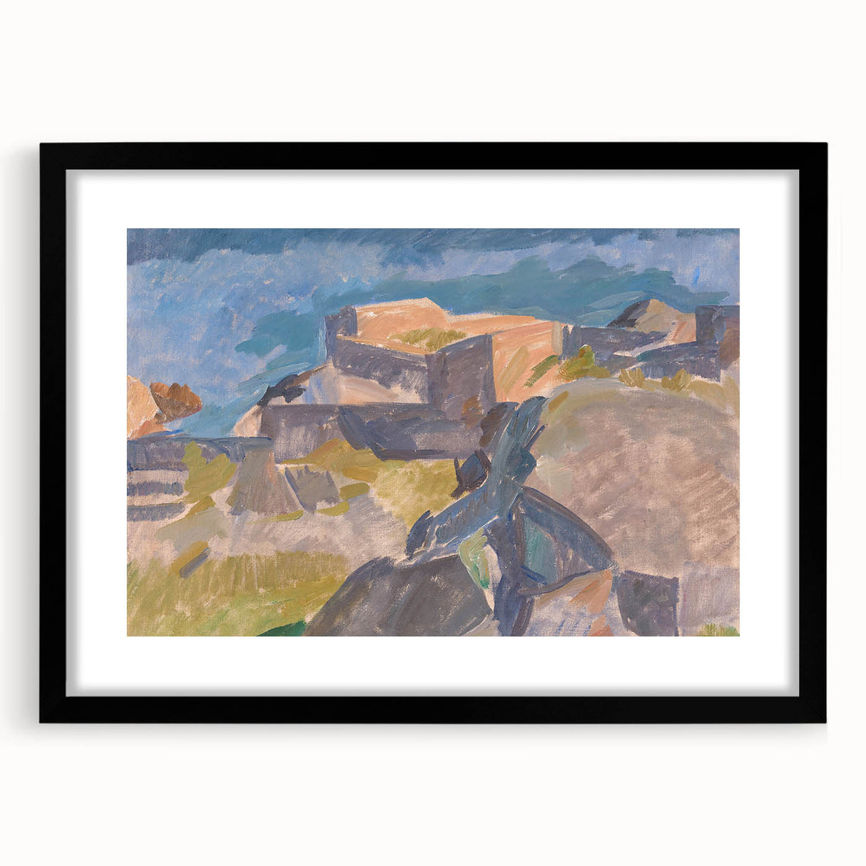 Modern Wall Art – Coastal Abstract Landscape