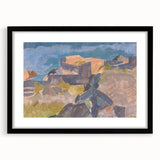 Modern Wall Art – Coastal Abstract Landscape