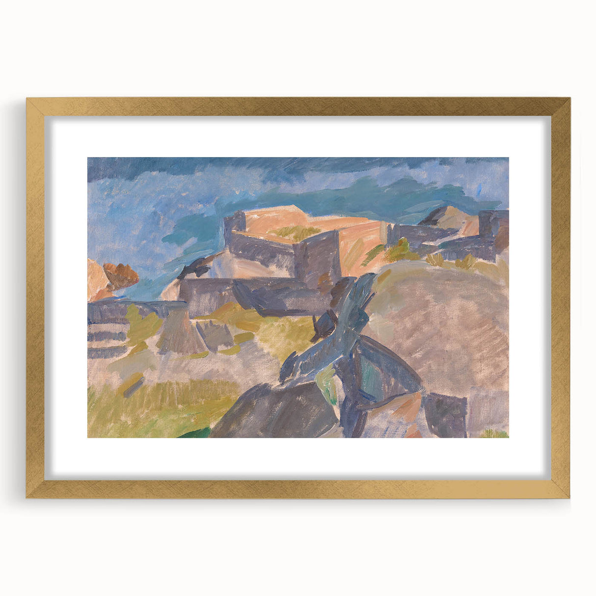 Modern Wall Art – Coastal Abstract Landscape