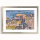 Modern Wall Art – Coastal Abstract Landscape