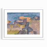 Modern Wall Art – Coastal Abstract Landscape