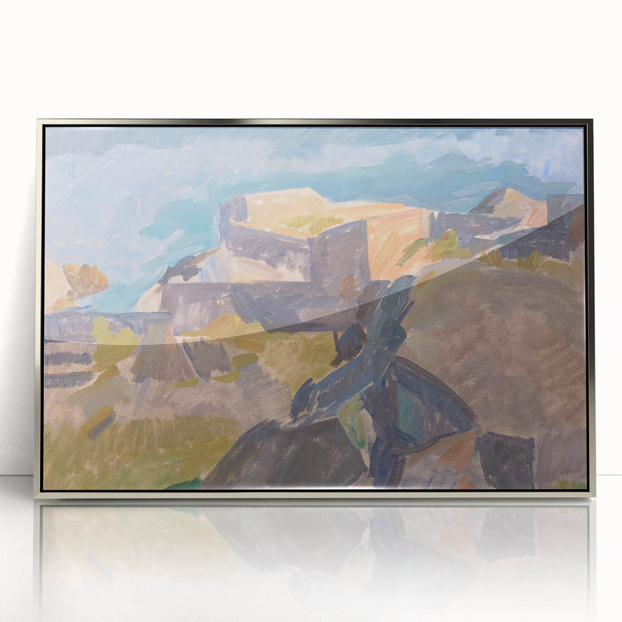 Modern Wall Art – Coastal Abstract Landscape
