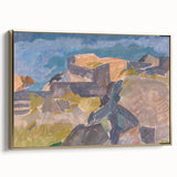 Modern Wall Art – Coastal Abstract Landscape