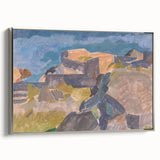 Modern Wall Art – Coastal Abstract Landscape