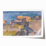 Modern Wall Art – Coastal Abstract Landscape