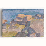 Modern Wall Art – Coastal Abstract Landscape