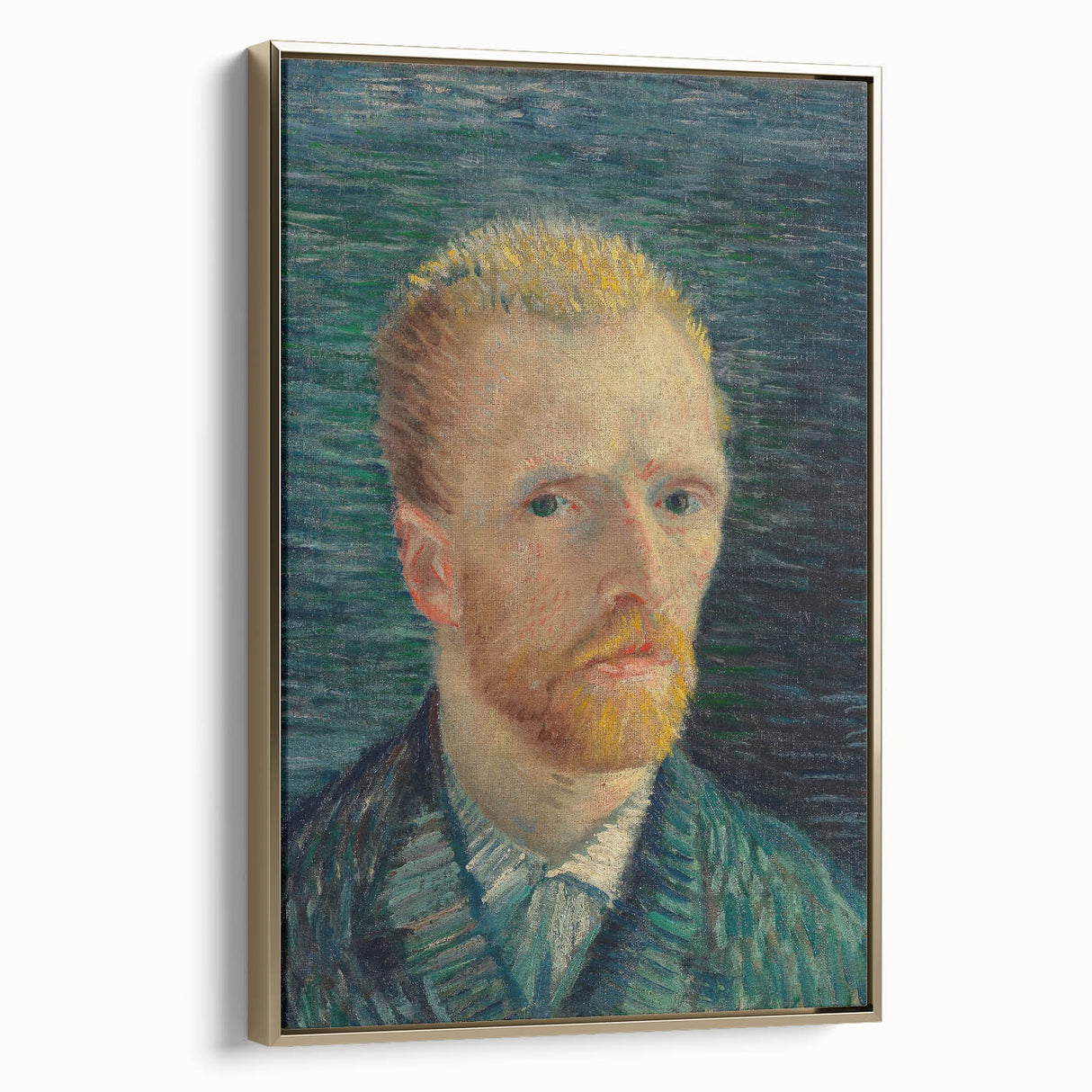 Impressionism Wall Art - Self-Portrait (1887) by Vincent van Gogh