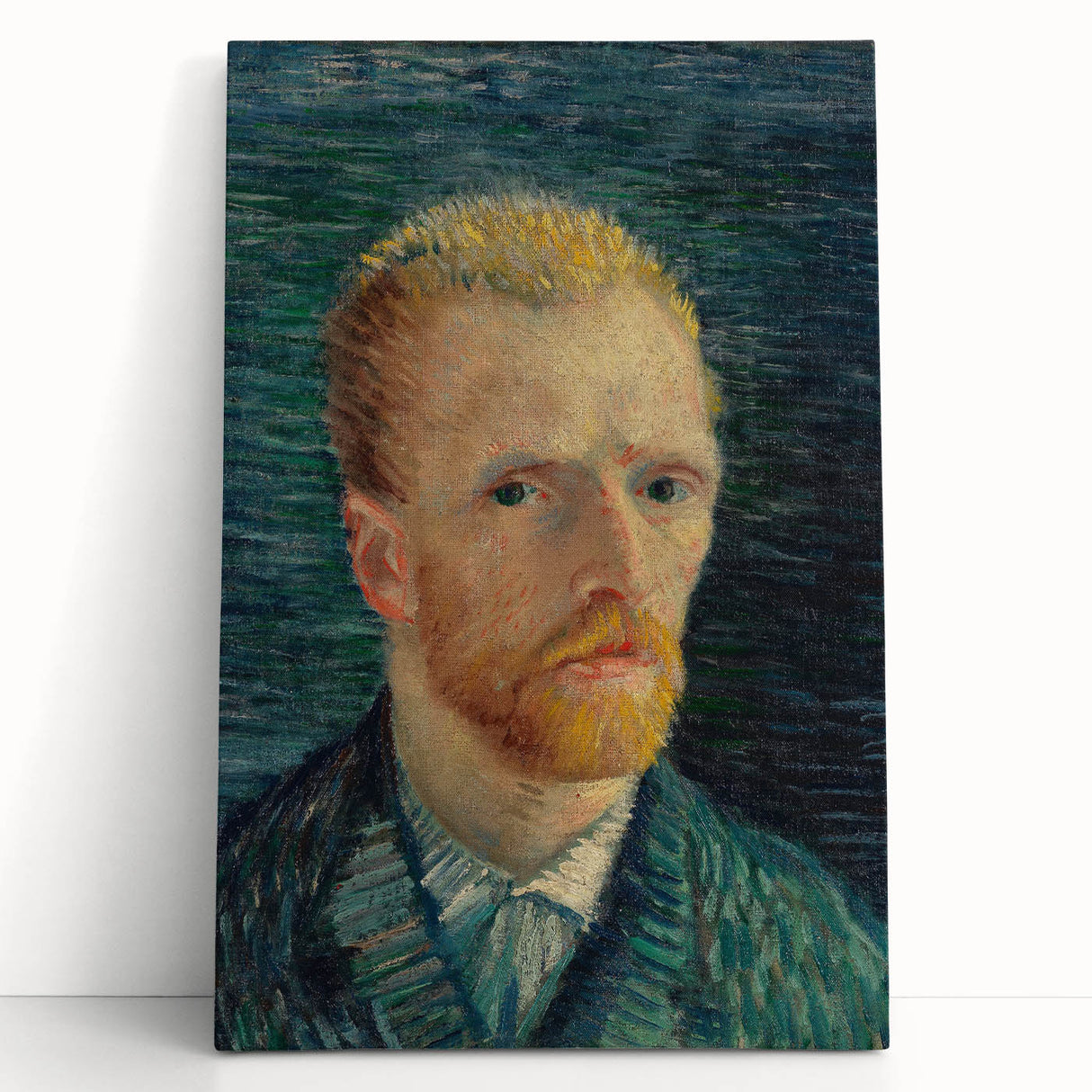 Impressionism Wall Art - Self-Portrait (1887) by Vincent van Gogh