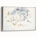 Modern Wall Art – Abstract Geometry of Masts and Foliage