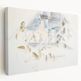 Modern Wall Art – Abstract Geometry of Masts and Foliage